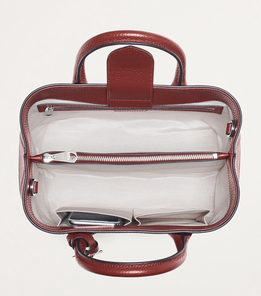 Midi Leather London Tote Bag