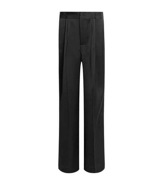 Satin Myrtle Wide-Leg  Trousers