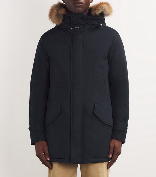 Down Fur-Trim Polar Parka Coat