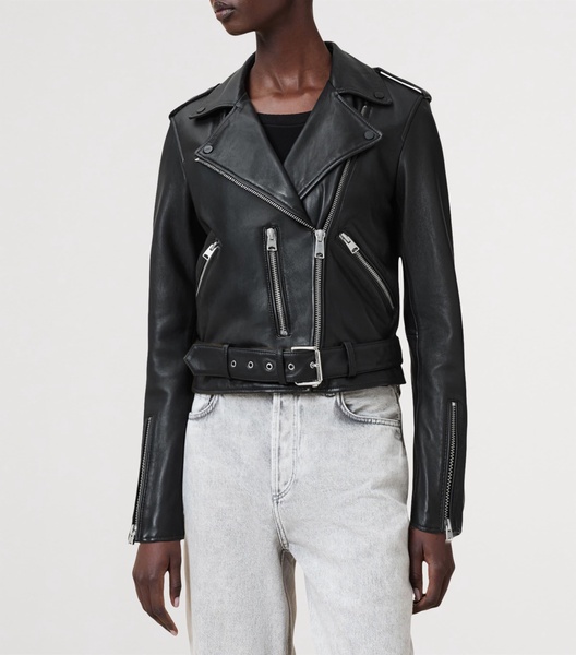 Leather Balfern Biker Jacket