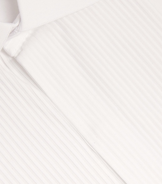 Cotton Plastron-Detail Shirt