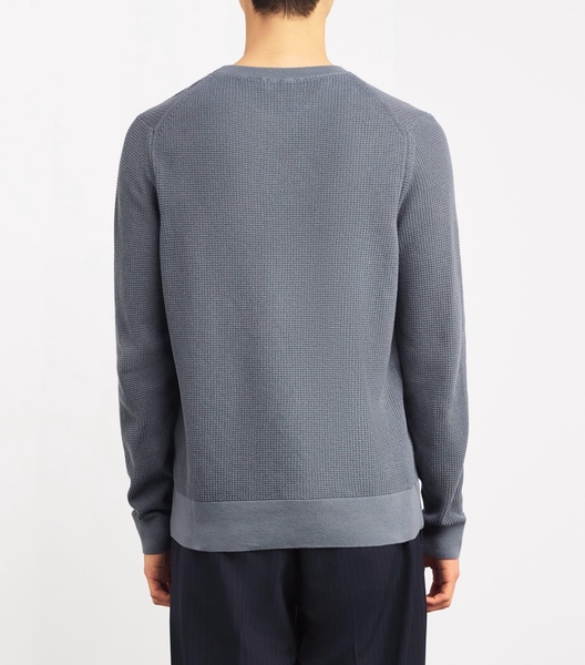Textured Rice-Stitch Sweater