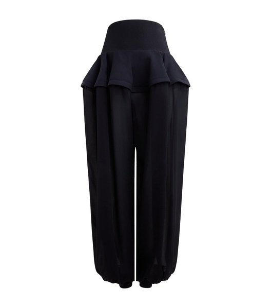 Georgette Peplum Trousers