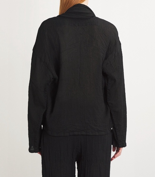 Karami Wool Tie-Neck Blouse