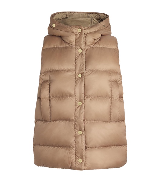 Down Reversible Quilted Gilet