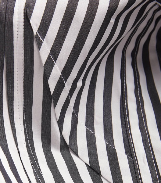 Stripe Cropped Shirt