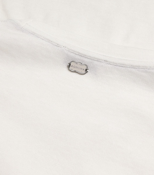 Cotton-Silk Knit T-Shirt
