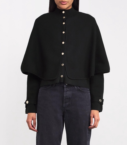 Cape-Effect Cardigan