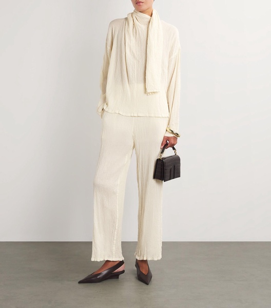 Karami Wool Straight Trousers