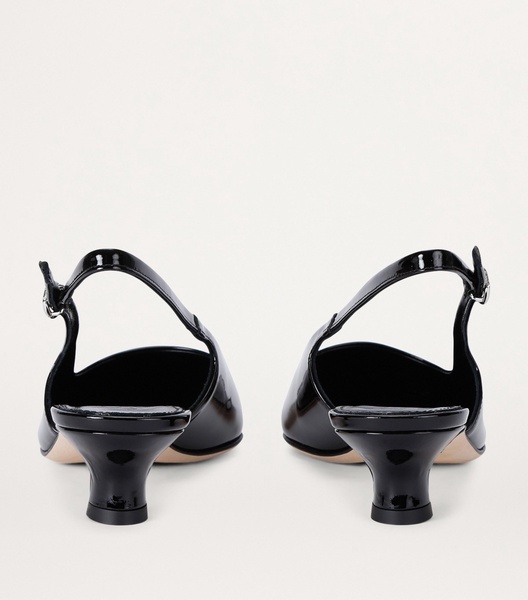 Patent Leather Slingback Pumps 35