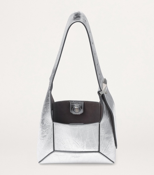Small Metallic Diamond Shoulder Bag