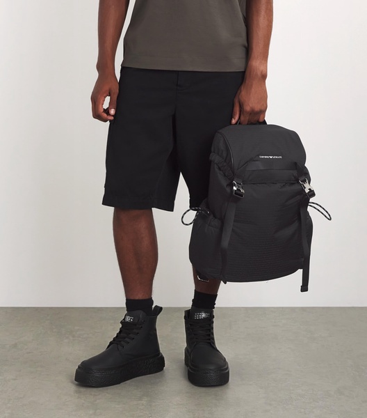 Jacquard Logo Backpack