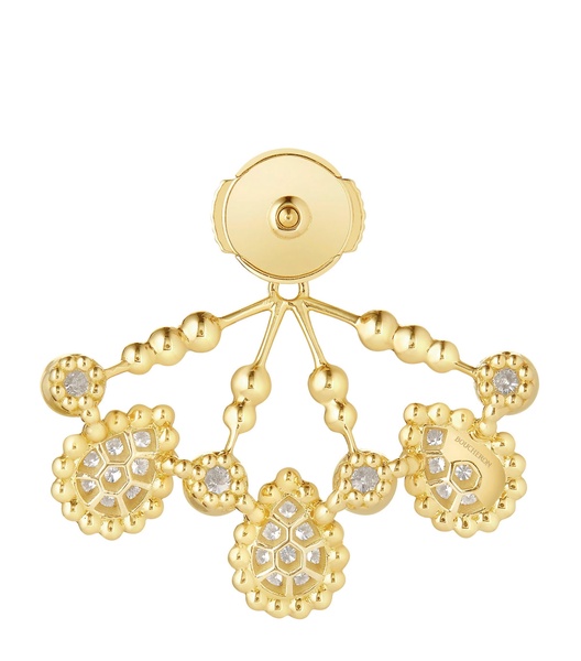 Yellow Gold and Diamond Serpent Bohème Solarité Single Earring