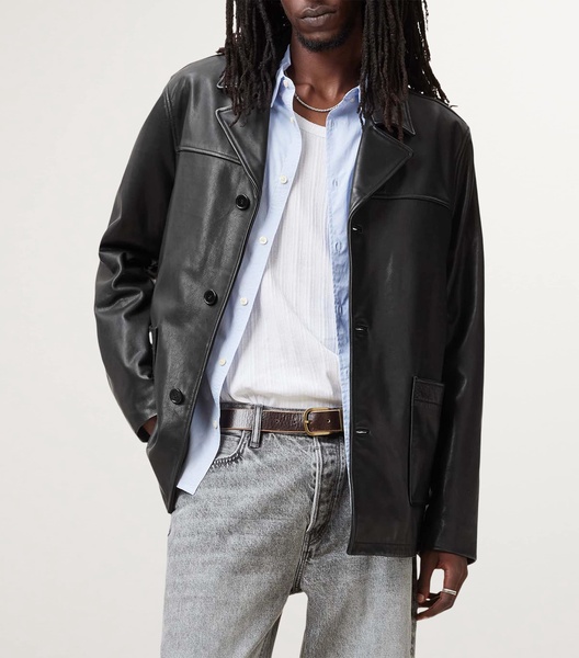 Leather Lucas Coat