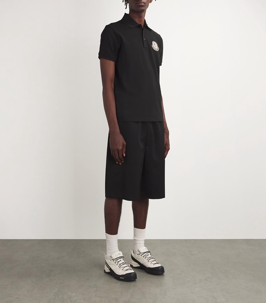 Piqué Cotton Logo Polo Shirt