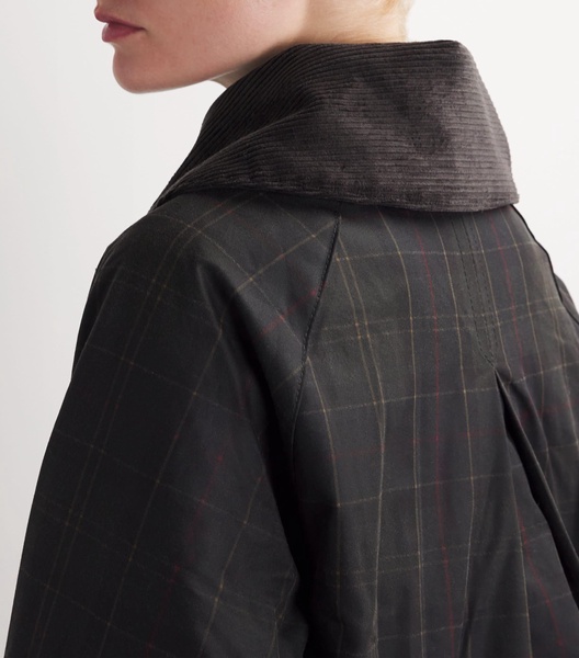 x GANNI Tartan Waxed Anorak Jacket