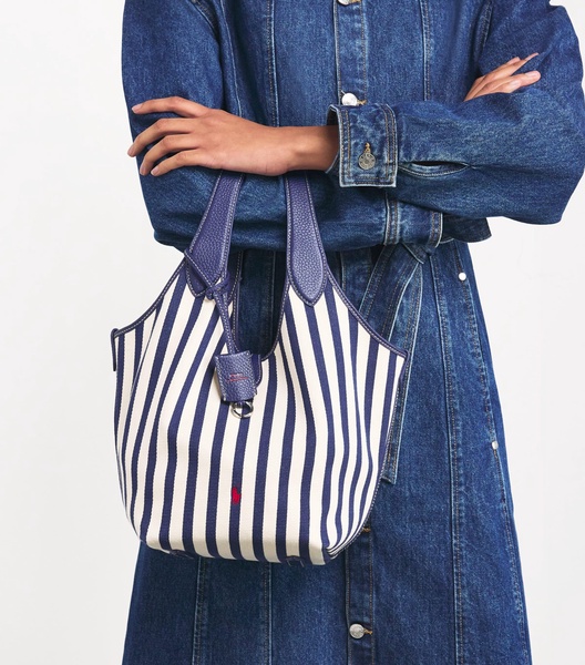 Medium Stripe Polo Play Tote Bag