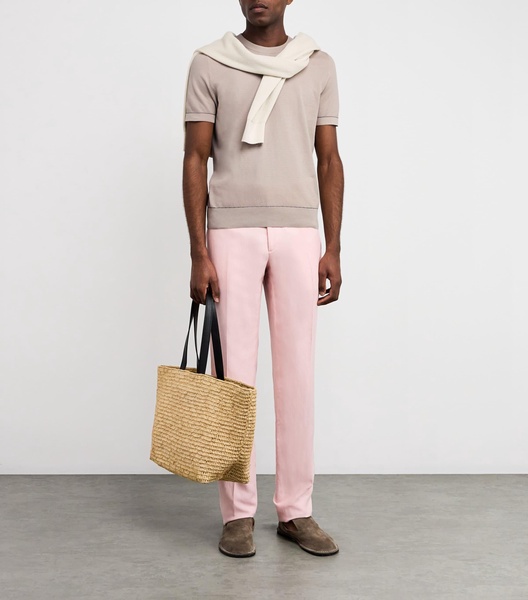 Sea Island Cotton Knitted T-Shirt