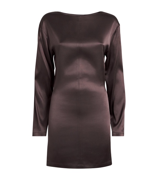 Satin Pointe Mini Dress