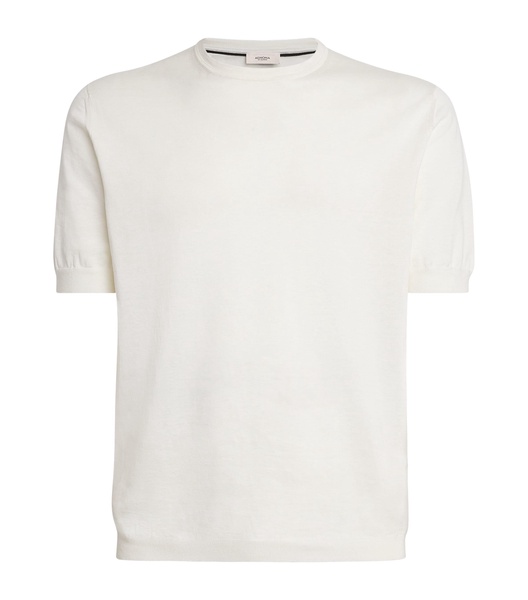 Cotton-Silk Knit T-Shirt
