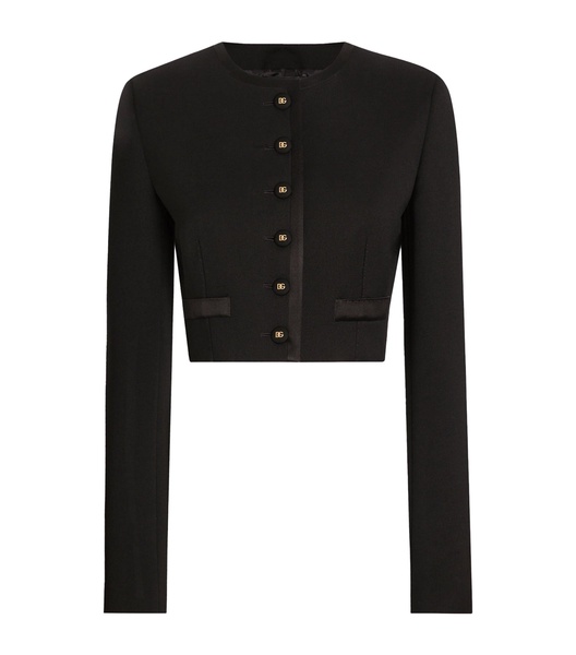 Wool Cropped Jacket