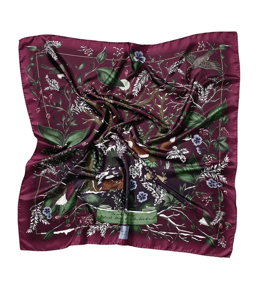 Silk Woodland Scarf