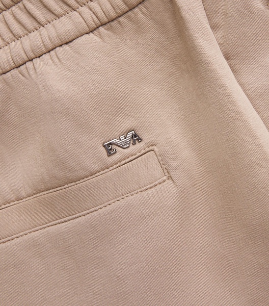 Cotton-Blend Straight Trousers