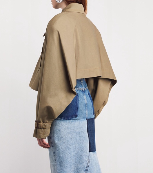 Graziano Cut-Off Trench Coat
