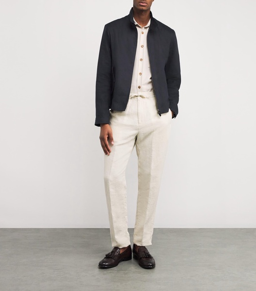 Cotton Zip Blouson Jacket