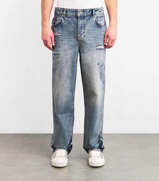 R3 Distressed Baggy Jeans