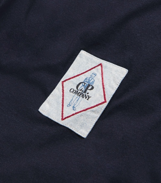 Cotton Vintage Stamp T-Shirt