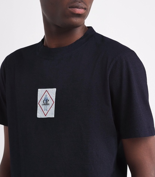 Cotton Vintage Stamp T-Shirt