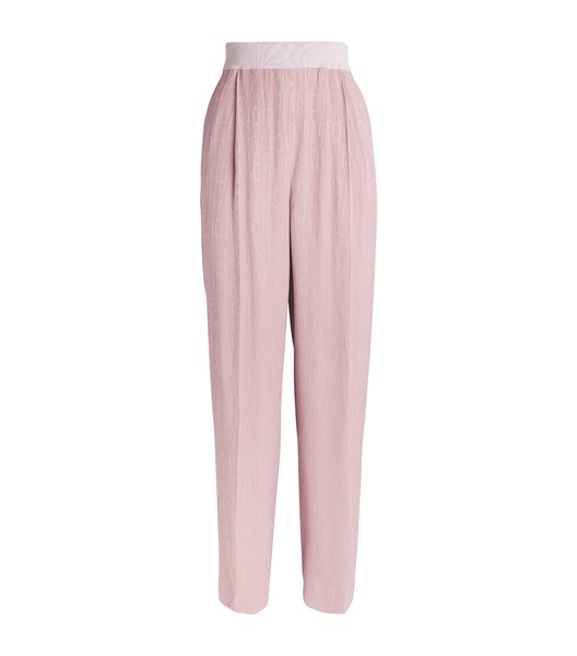 Silk Jane Wide-Leg Trousers