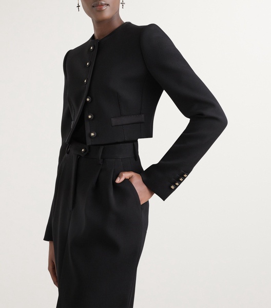 Wool Cropped Jacket