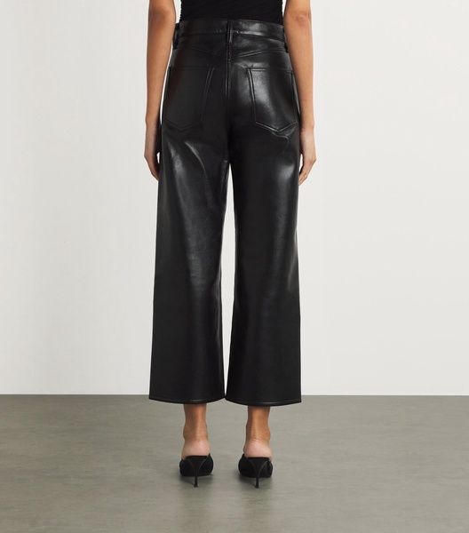 Leather-Blend Ren Jeans