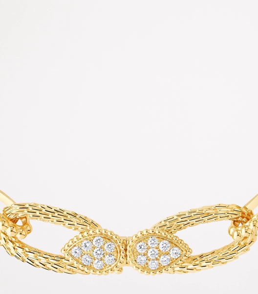 Yellow Gold and Diamond Serpent Bohème Vintage Bracelet