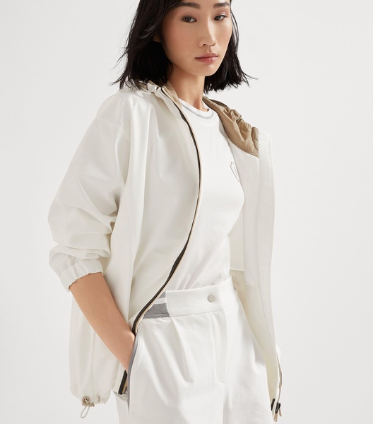 Nylon Hooded Jacket