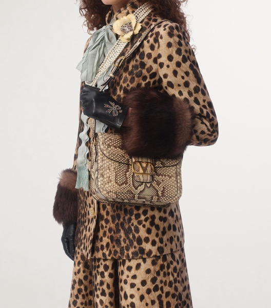 Wool Animal Print Coat