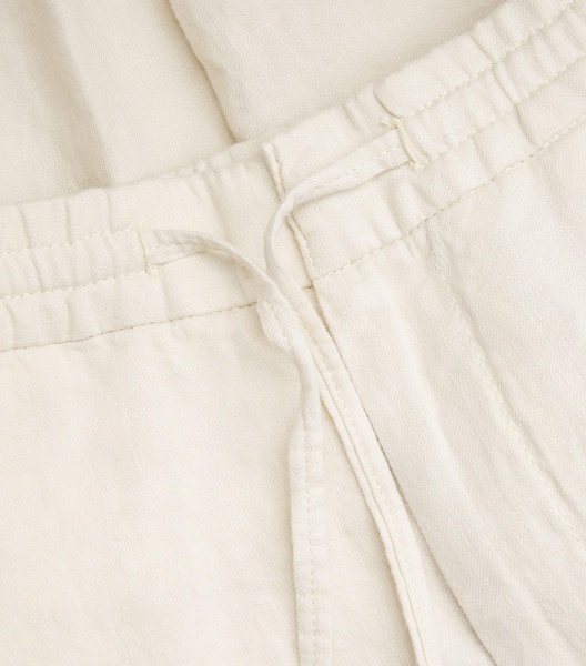 Linen Drawstring Trousers
