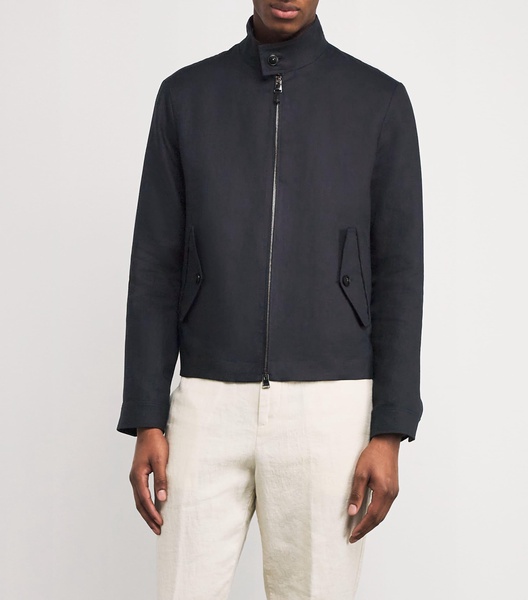 Cotton Zip Blouson Jacket