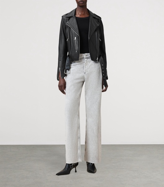 Leather Balfern Biker Jacket