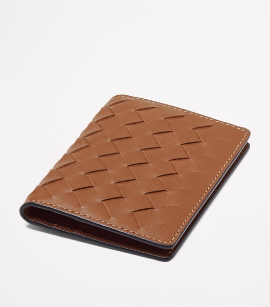 Woven Leather Card Case