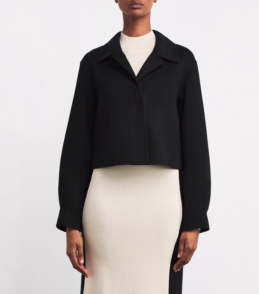 Wool-Silk Collin Jacket