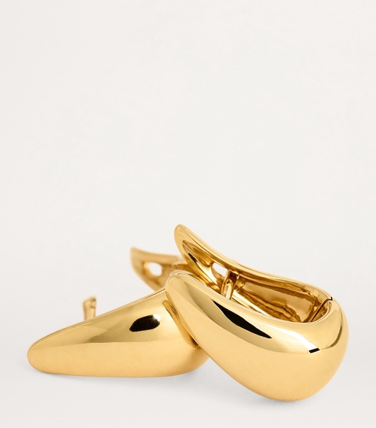 Small Yellow Gold Claw Earrings