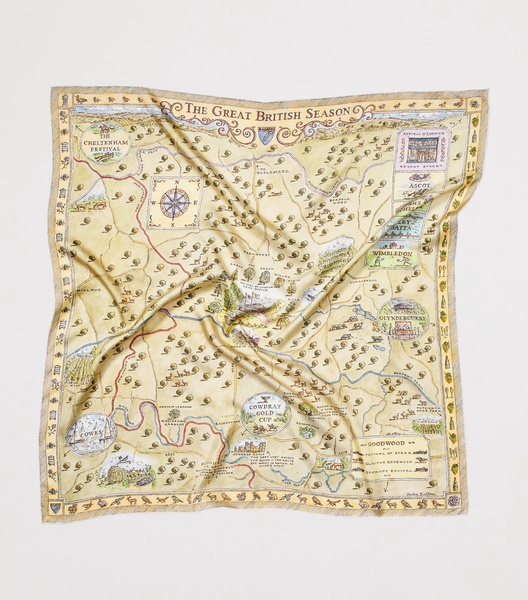 Silk Great British Season Scarf