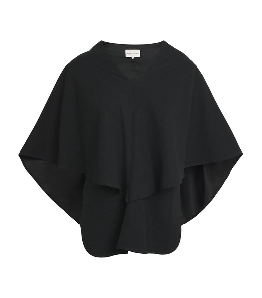 Satin Cape Arona Blouse