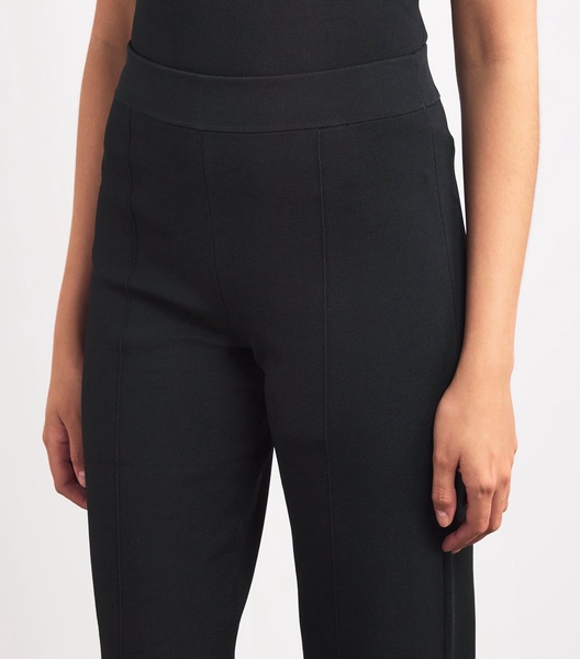 Milano-Knit Flared Trousers