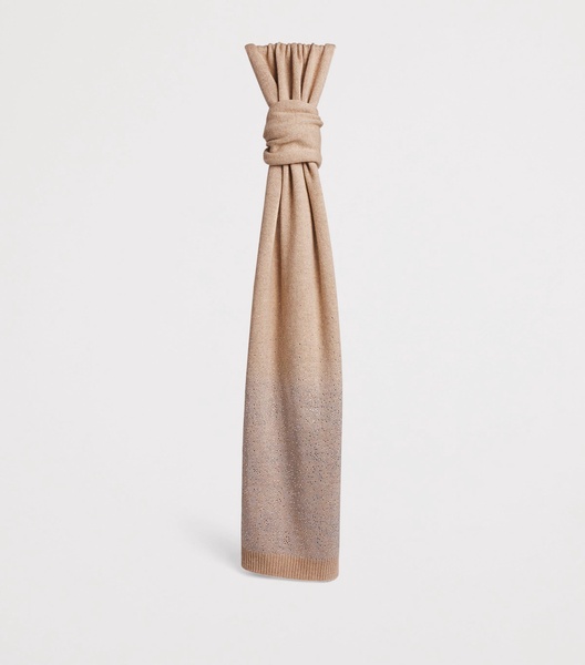 Cashmere Crystal-Embellished Scarf