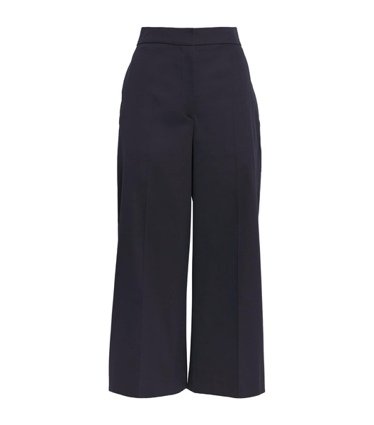 Cotton-Blend Temple Light Trousers