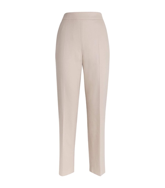 Stretch Straight Tailored Trousers